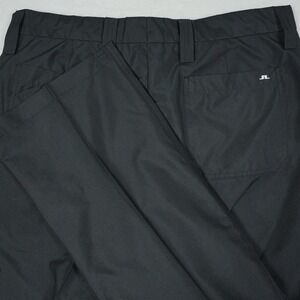 J.Lindeberg Future Sports Mens Black Straight Leg Technical Pants 34x34